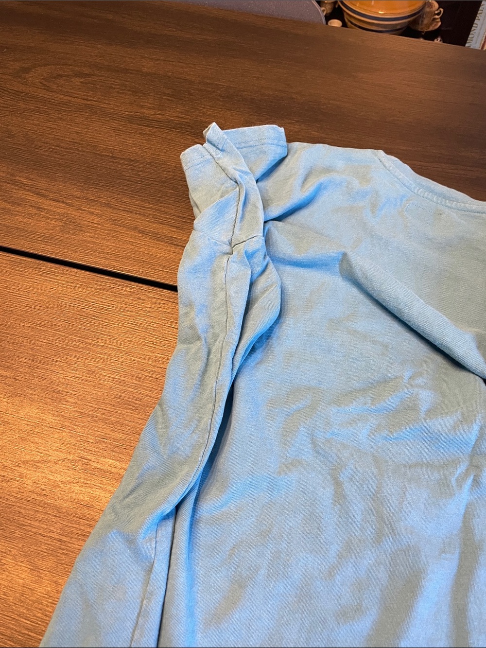 Supreme Light Blue Pocket Tee with Red Tab - Picture 7 of 7
